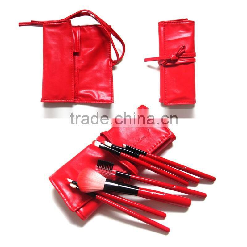 Fine 7pcs per set makeup set exquisite cometic makeup set synthetic filber hair makeup brush for beginners