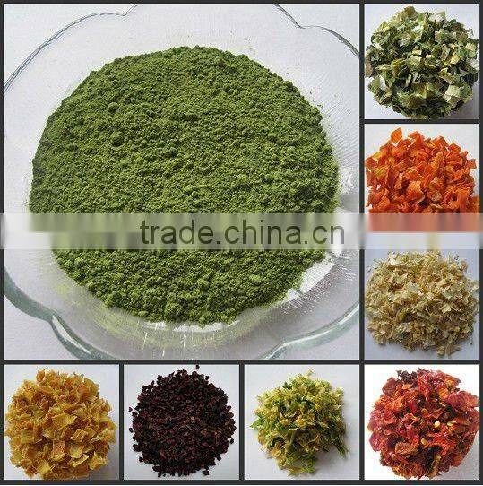 Dehydrated vegetables