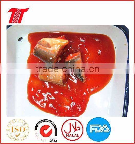 Canned Style Mackerel Tin Fish in Tomato Sauce