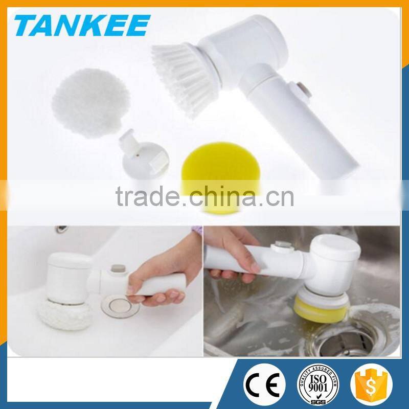 Household Handheld Cordless Power Easy Scrubber With 3 brushes for Kitchen Bathroom Furniture