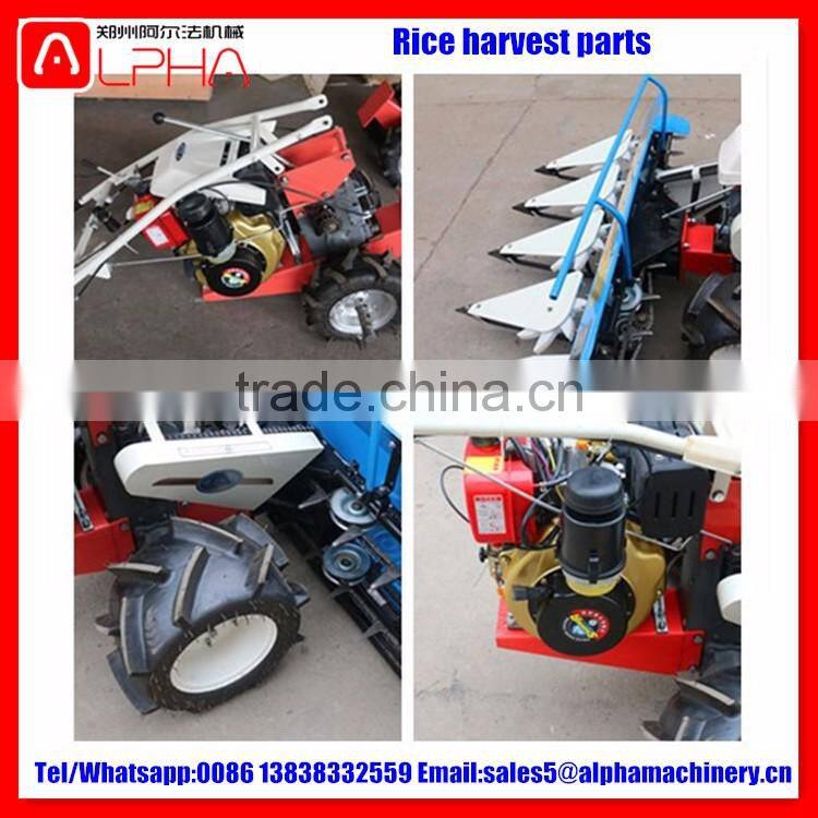 Harvester machine mini rice harvester chili harvesting machine