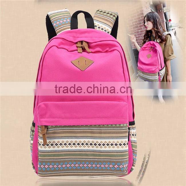 Chinese manufacture latest fashion modern school bag