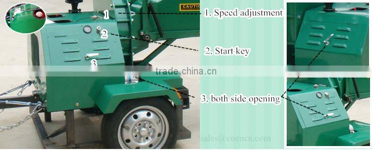 factory supply wood chipper shredder wood chipping machine with hydraulic system