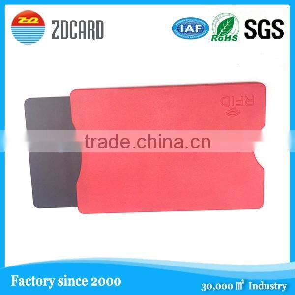 Hard anti-reading card holder with customized logo printing
