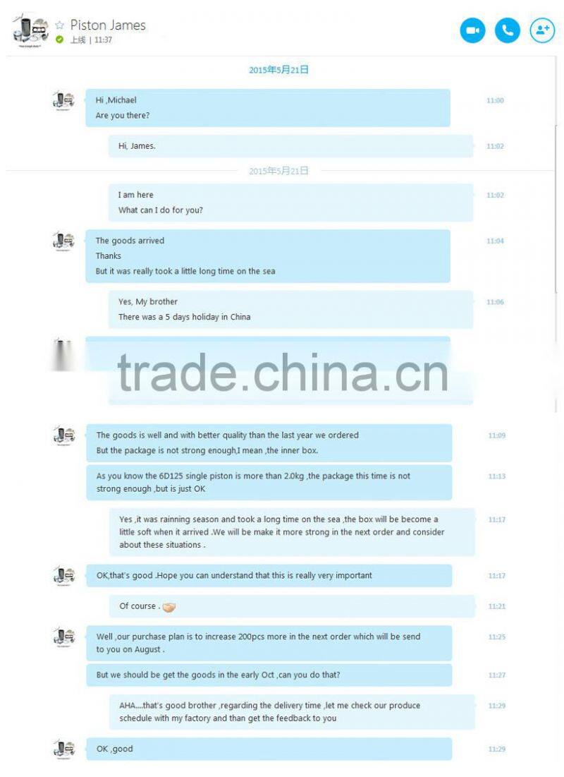 3406 3408 2W6000 diesel engine Cylinder Liner