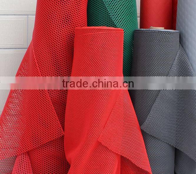 2016 New rolled plastic pvc vinyl zig zag mat flooring