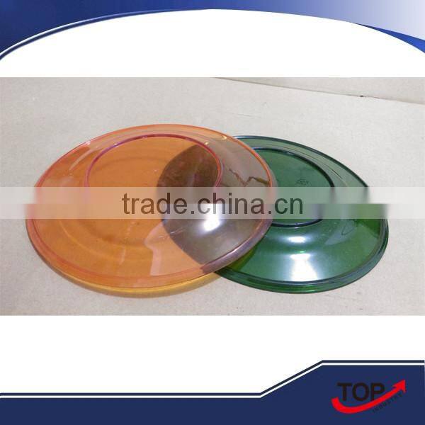 2016 plastic clear round fruit/cake plate