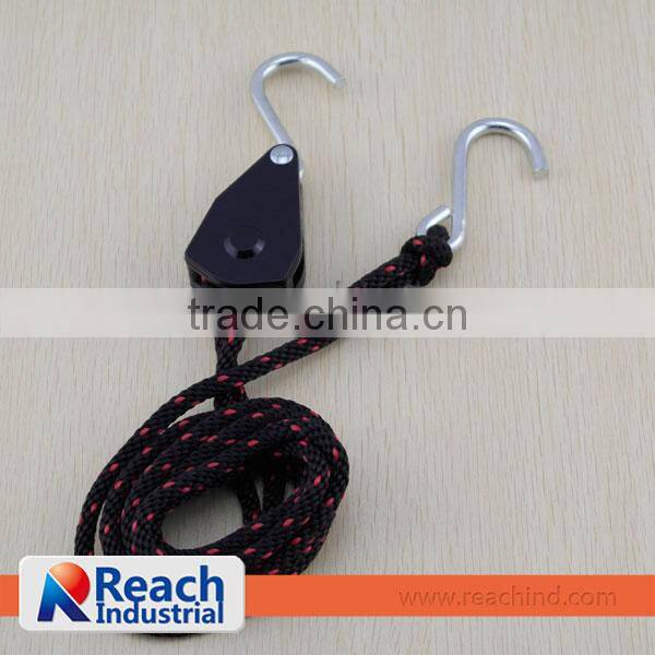 1/4" Rope Ratchet Light Hanger with S Hook 2pack