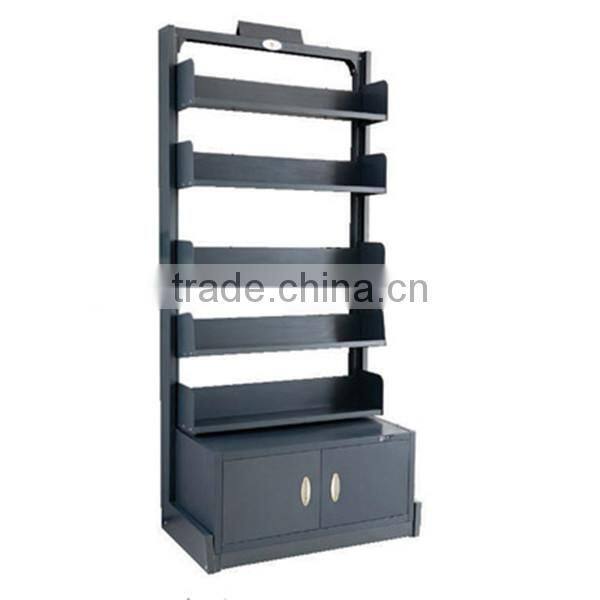 public book storage shelf