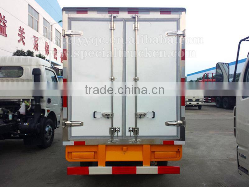 JAC 4X2 refrigerator truck with gasoline engine for sale