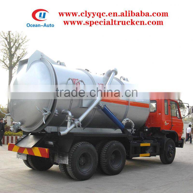 factory price 16000L 6x4 Dongfeng sewage suction vehicle