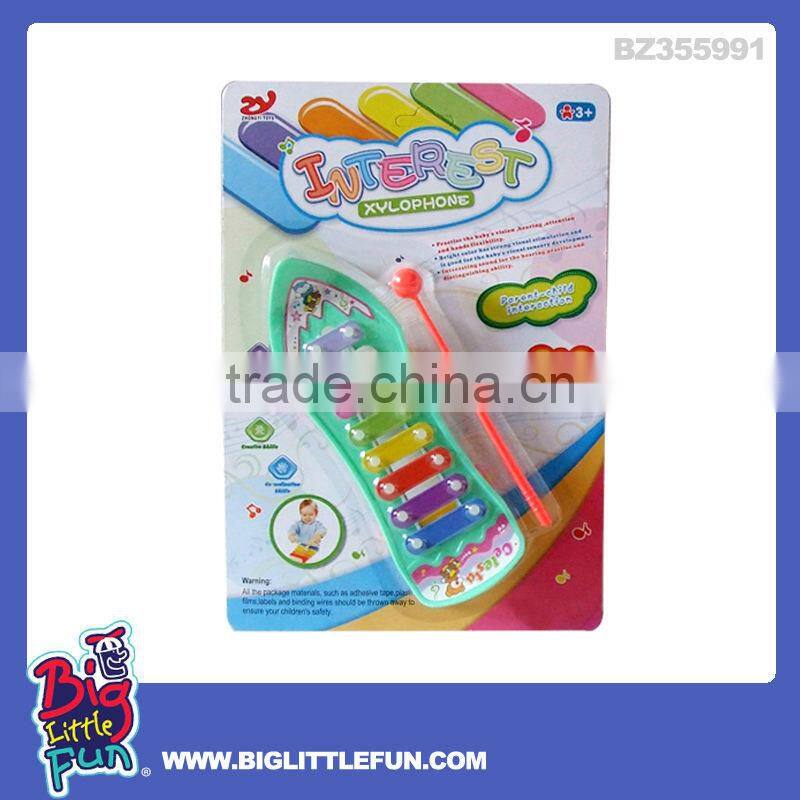 Musical toy pull along piano toy xylophone