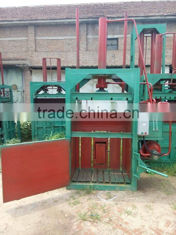 waste paper baler and plastic/ cartoon straw hay packing machine