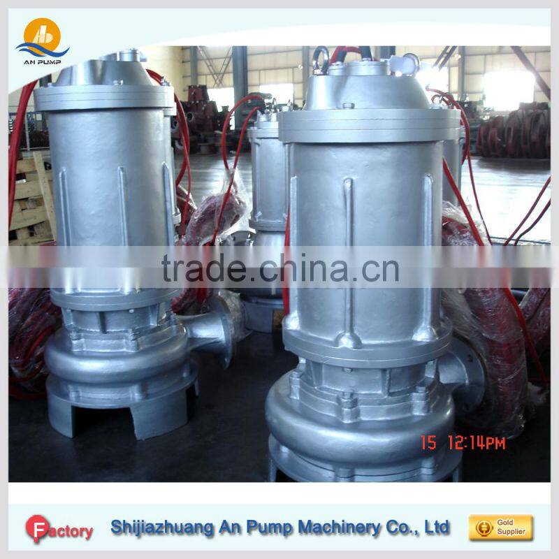 High efficiency double channel submersible sewage pump