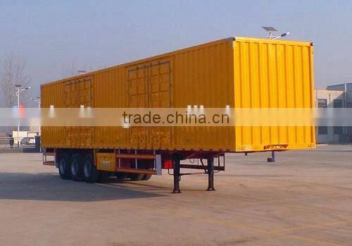 New semi trailer price for 2016 semi trailer 3 axle box trailer