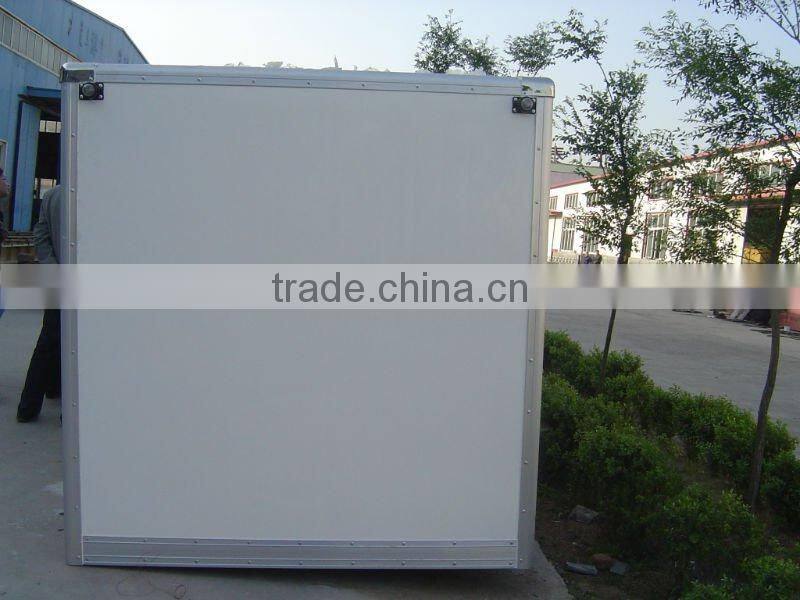frozen food fish vegetables truck body plastic cargo containers