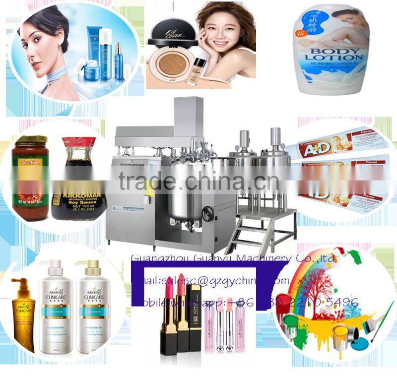 stainless steel homogenization vacuum steam heated emulsifying mixer with GMP Standard on sales
