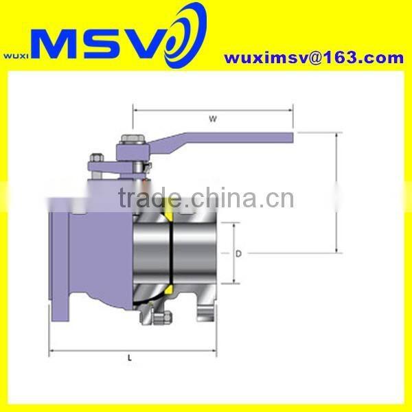 Optional stem extension ,Floating Ball Valve 1/2"-10" API 6D,ASME B16.34,API 608
