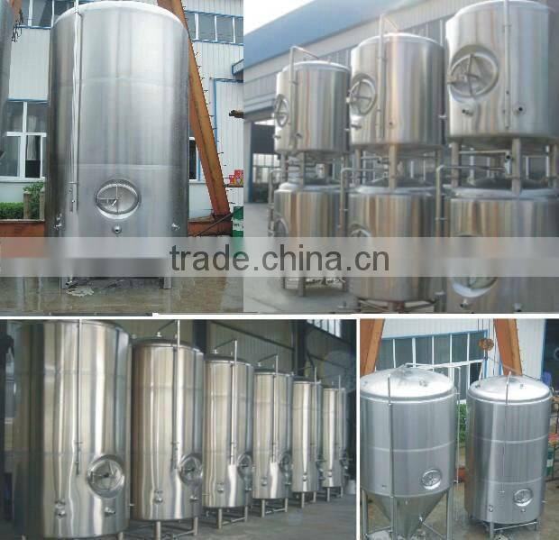 Flat bottom wine fermenting tank
