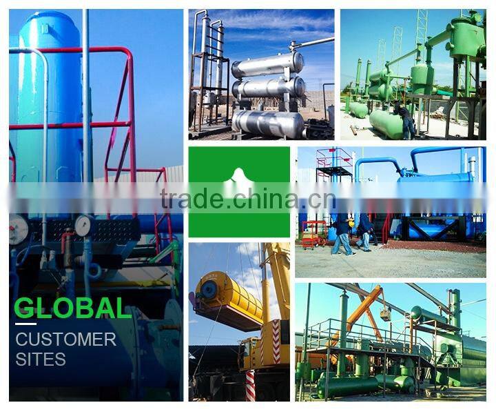 10kg-30T Waste Tyre/Plastics Recycling Machine Pyrolysis Plant To Diesel To Make Electricity