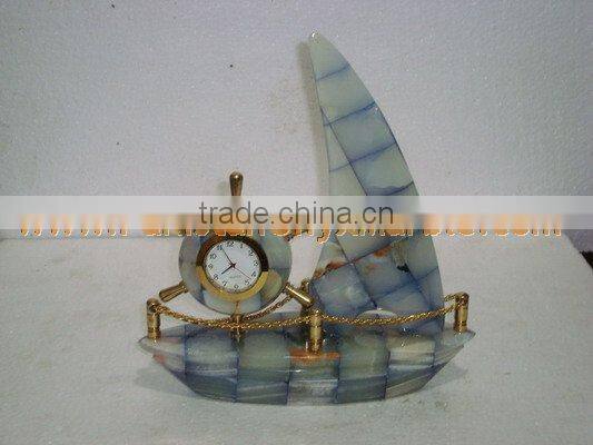 BEST QUALITY FACTORY PRODUCUNG ONYX PATCH WORK CLOCKS