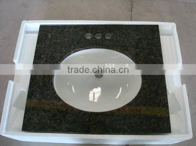 good price green ubatuba granite tops