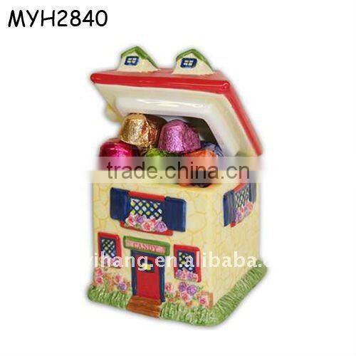 ceramic golf ball shape vase/ pot/container/ base