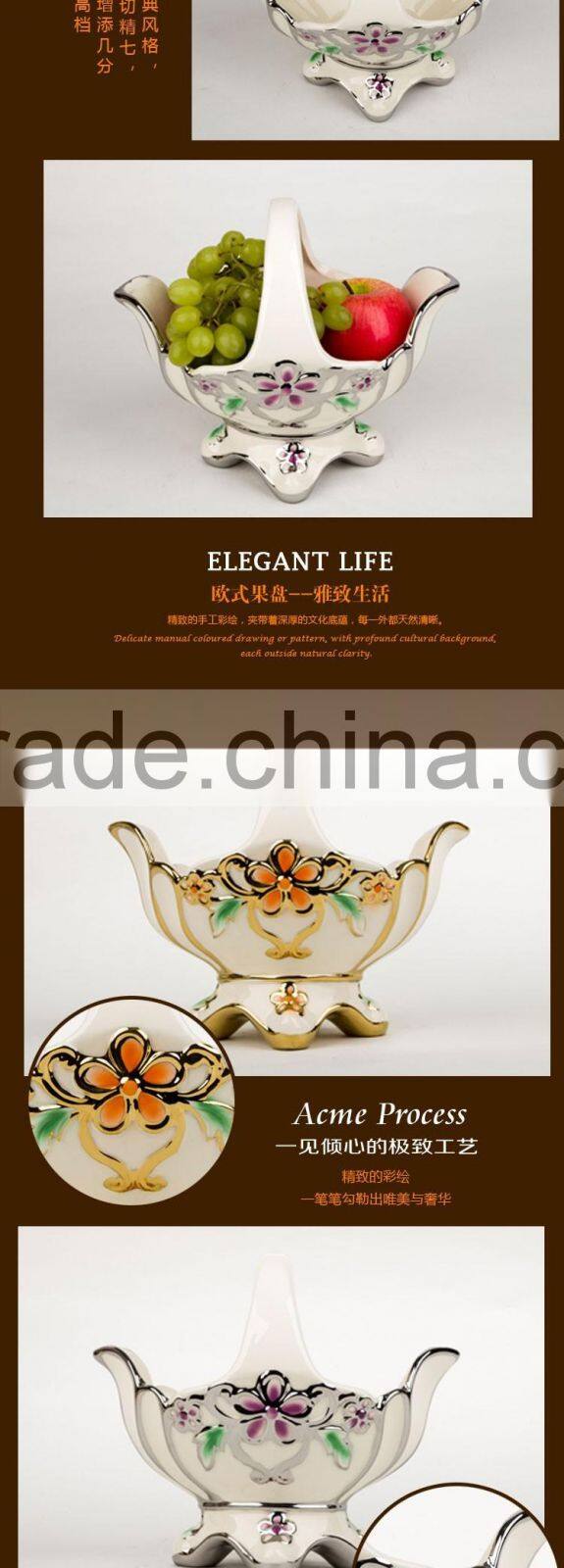 Bulk sale vase porcelain material ,ceramic plate wholesale in stock