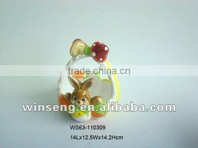 Ceramic Easter Rabbit Ashtray