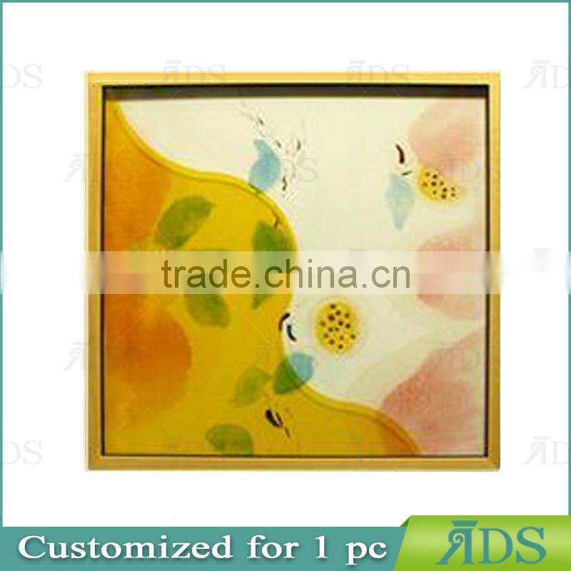 Framed Handmade shadow box decorative glass wall art