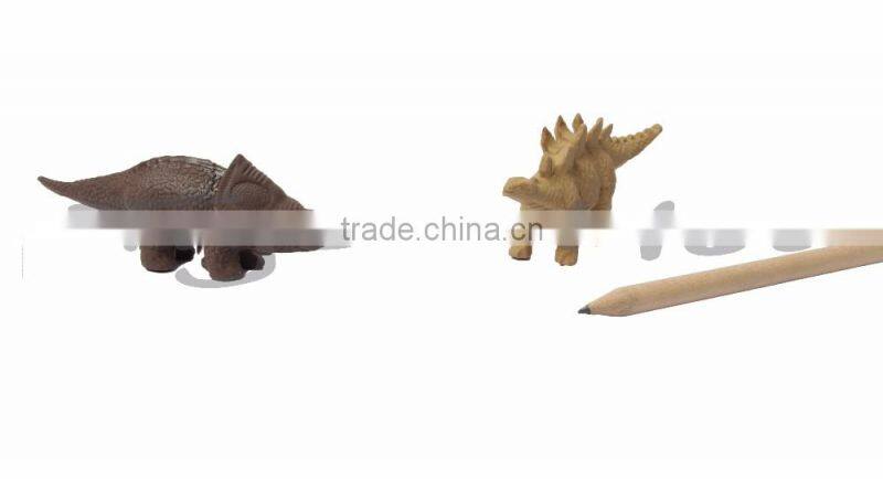 Animal Shaped Fancy 4 PK Dinosaur Free Eraser Samples