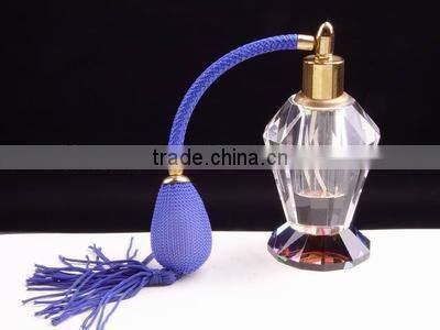 Promotional gifts perfume bottles crystal with black top