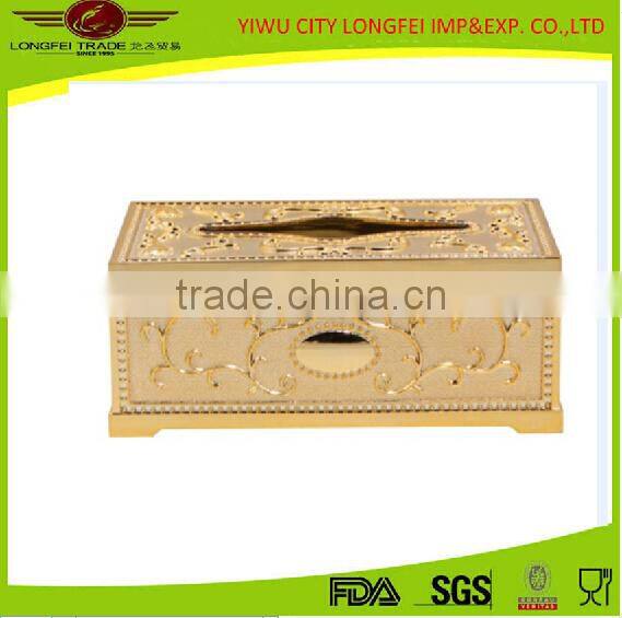 High Quality Zinc Alloy Arab luxury Tissue Box