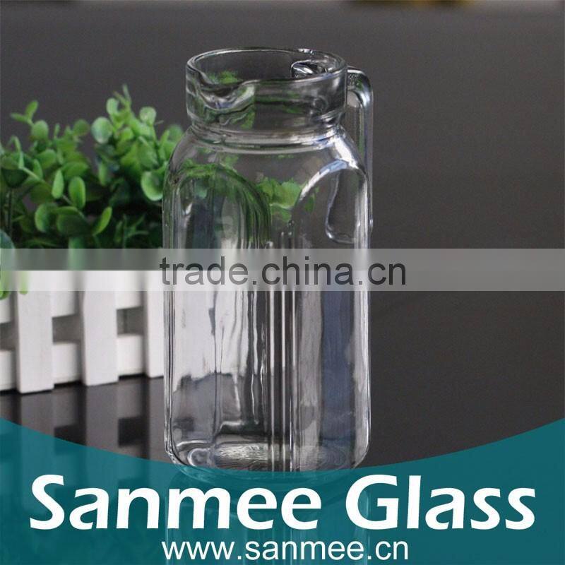 Transparent Large Capacity Glass Bottle Custom Glass Water Bottle