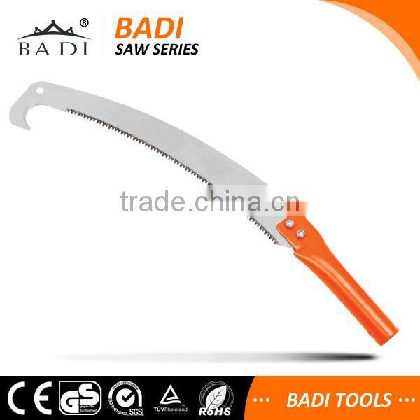 outdoor hand pruning saw for cutting high trees with sharp knife blade