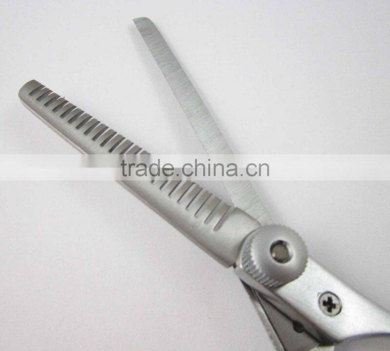 Durable Stainless Steel Serrated Hair Scissors