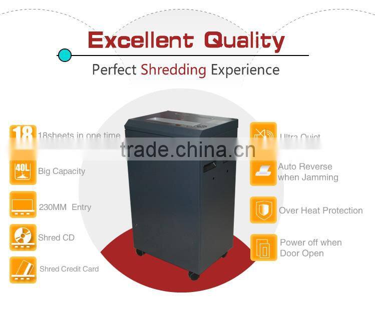 JP-536C Micro Cut Papere Shredder Heavy duty shredder machine 230mm