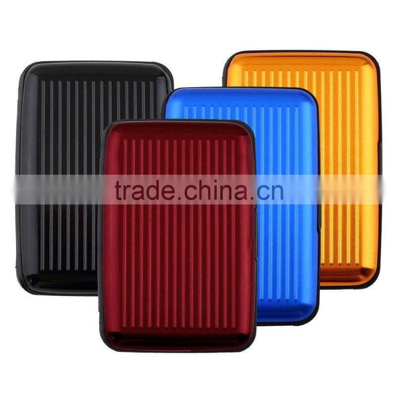 Aluminum Metal Waterproof Box Case Business Credit Card Holder Wallet
