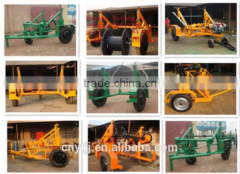 High Quality Multifunctional 5T Cable Drum Trailer