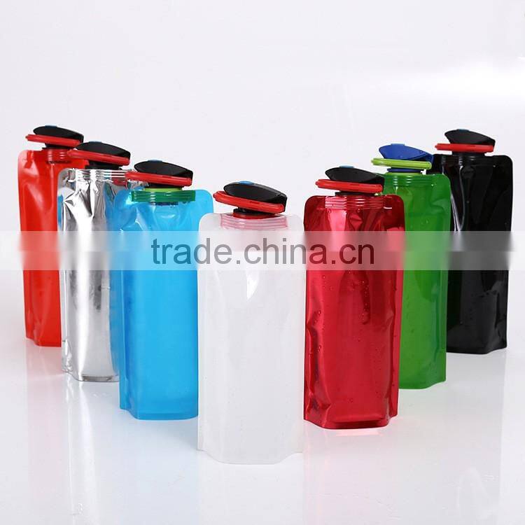 New Duck Mouth Portable Folding Aluminum Foil Bag Of Water Kettle Creative Outdoor Folding Water Bottle