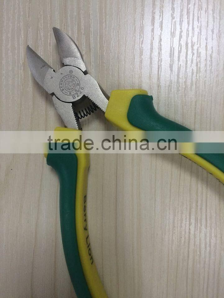BERRYLION 6'' wire cable cutter diagonal cutting pliers with dual colors design