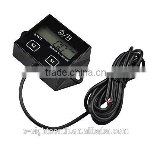 2016 Digital Engine Tach Tachometer Hour Meter Inductive for Motorcycle