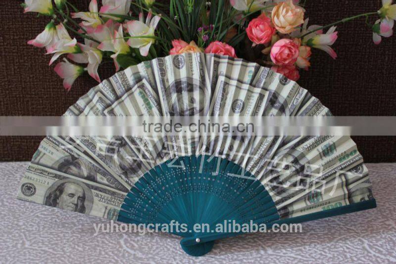Japanese high quality bamboo paper fan