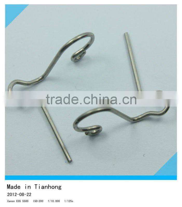 Wire forming spring made of carbon steel