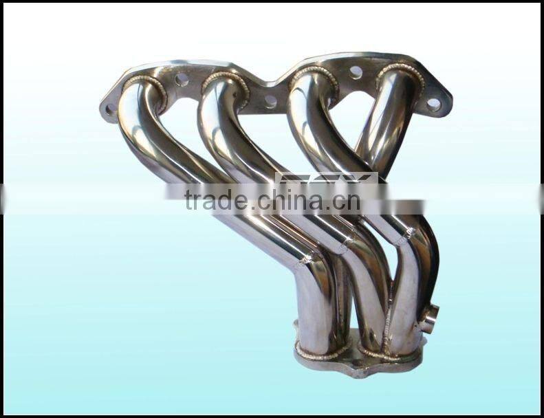 exhaust header for EVO