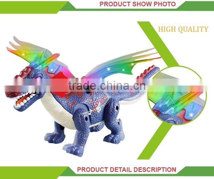 New dinosaur plastic battery operated plastic dinosaur toys