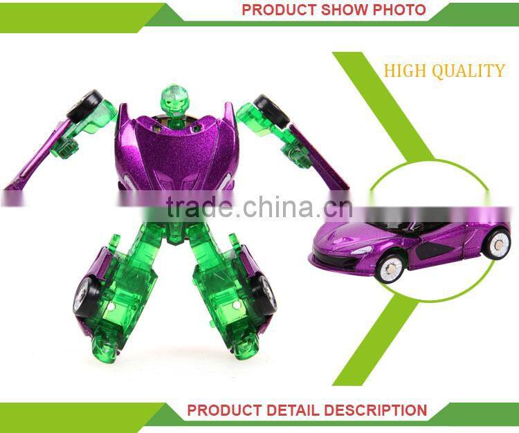 Wholesale children educational set transform metal toy cars