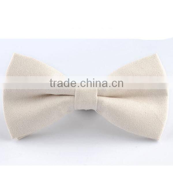 2014 new fashion men's custom suede bow tie