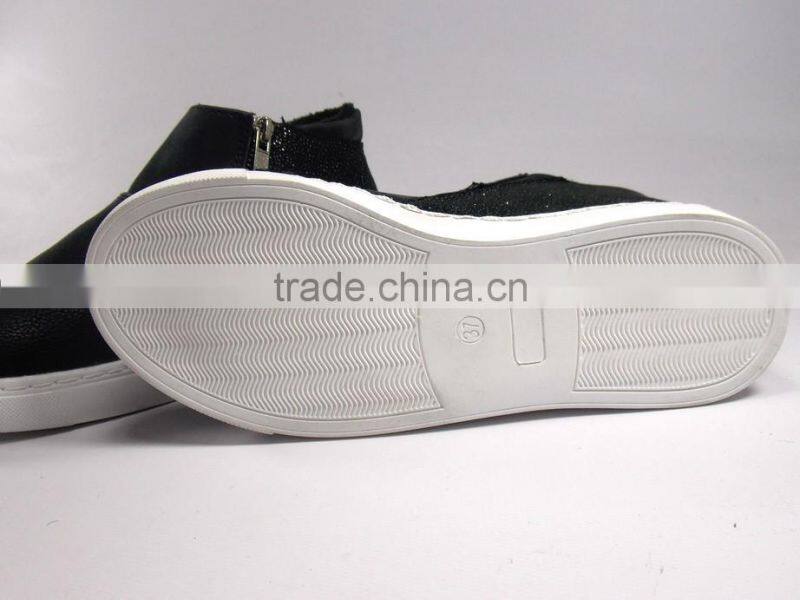 excess inventory shoes pu casual girl shoe