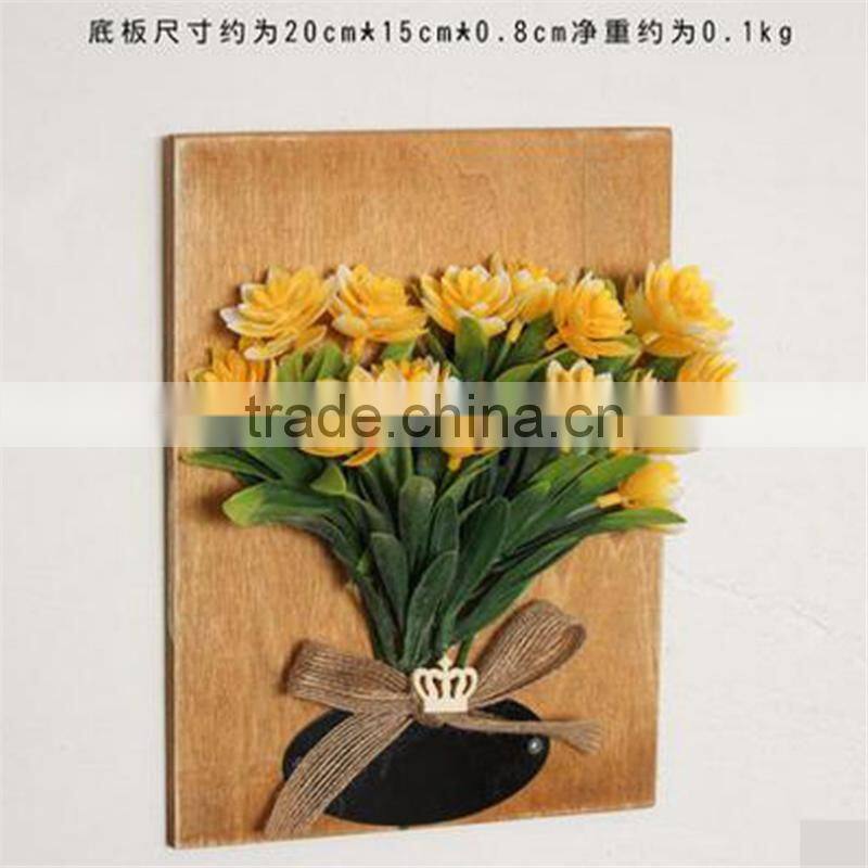 plush beautiful home decoration vases Wall decor Mural Flower simulation Valentine's Day gift and Wedding decoration